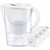 Brita Marella XL jug + 4 Maxtra cartridges (white)