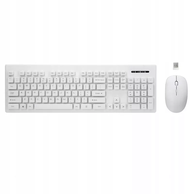 Rebeltec Wireless Keyboard and Mouse Set Biae Whiterun