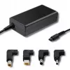 Power adapter QOLTEC 51761 indoor 65W AC-to-DC 220–240V 50–60Hz black, 1.7m cable