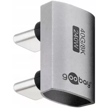 USB-C Gender Changer Goobay 74446 Silver Nickel/Gold Contacts