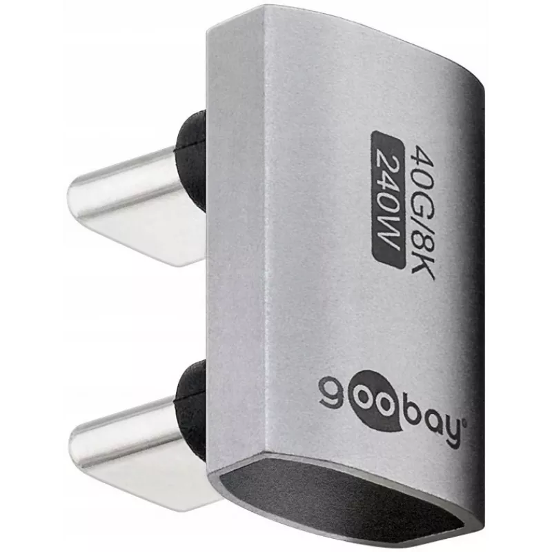 USB-C Gender Changer Goobay 74446 Silver Nickel/Gold Contacts