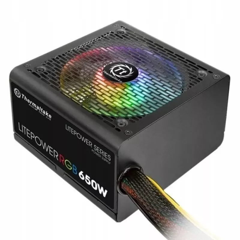 Power Supply Thermaltake Litepower II RGB 750W, active PFC, 120mm Fan