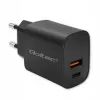 Power adapter QOLTEC 52377 GaN 30W output 5–20V for portable devices