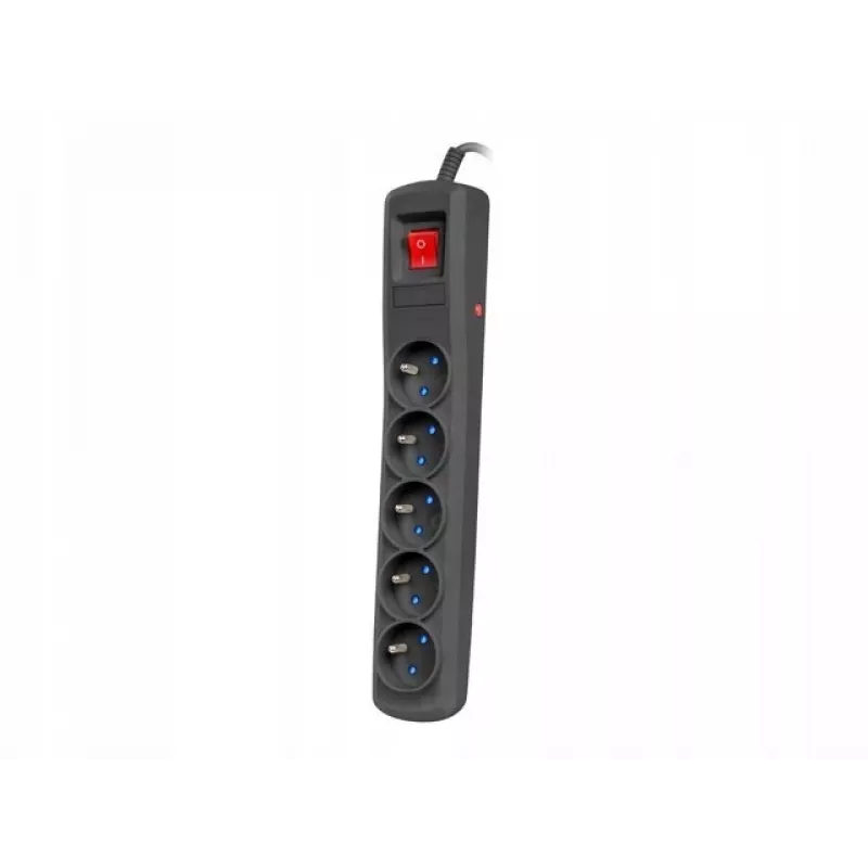 Surge Protector NATEC NSP-1713 Black 5 AC Outlets 1.5 m