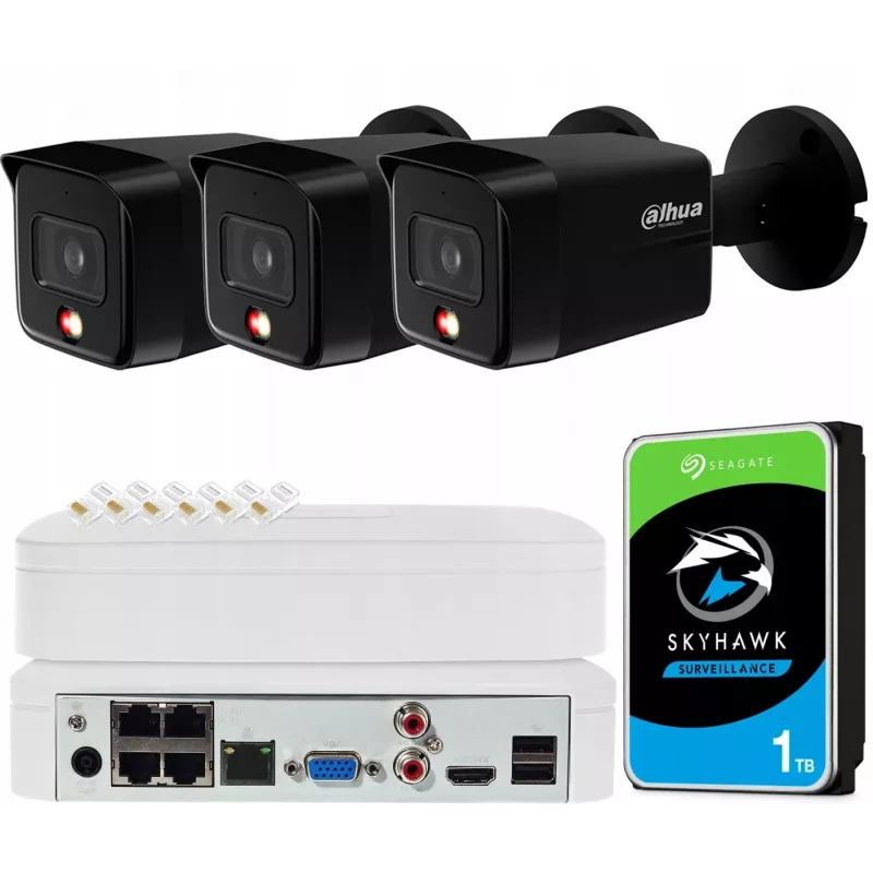 IP Camera IPC-HFW1639TC-a-IL-0280B-S6- ierna Smart Dual Light 6 Mpx Dahua