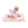 Doll Llorens Crying Doll 38938 Made of Roses, 38 cm lifelike baby doll