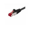 Wentronic Goobay CAT 6 Patch Cable, S/FTP (PiMF), Black, 5 m - LSZH Halogen-Free, Copper (68700)