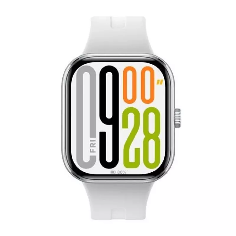 Smartwatch Xiaomi Watch 5 Silver, 2.07 inch (5.26 cm) AMOLED, 47.5 mm case, TPU band, 5 ATM, 24-day battery