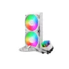 Liquid CPU cooler Cooler Master MasterLiquid 240 Core II White — 240 mm, 2x 120 mm fans (650–1750 RPM), sleeve bearing