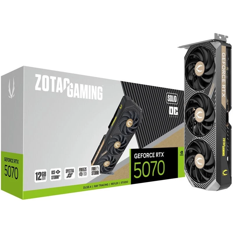 Graphics Card Zotac GAMING GeForce RTX 5070 SOLID OC