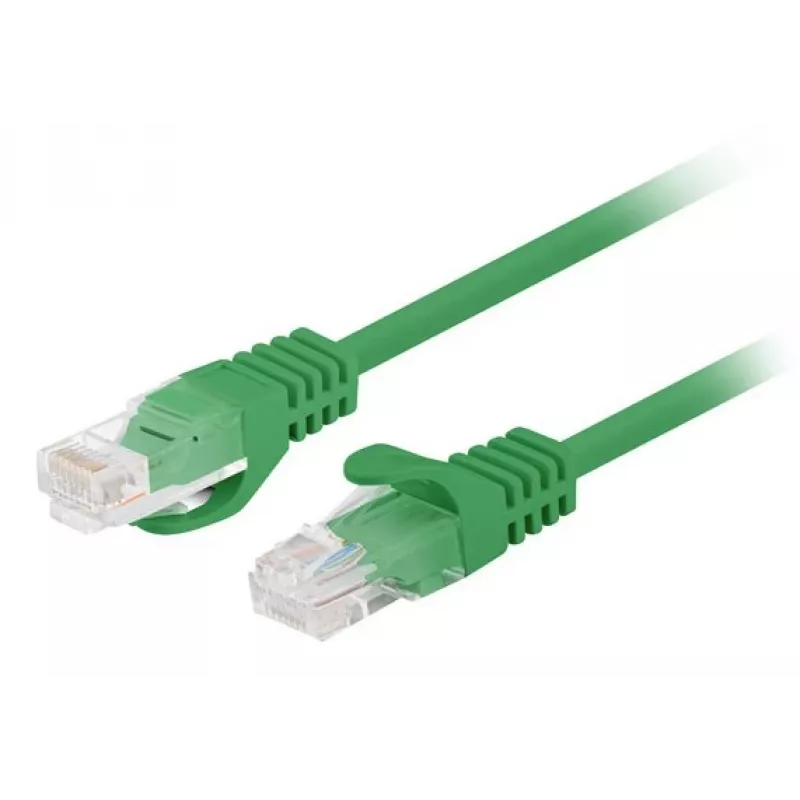 Network cable LANBERG PCU6-20CC-0300-G Cat6 U/UTP RJ-45 to RJ-45 3 m Green
