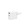 Gembird TA-UC-PDQC65L-W-01 mobile device charger Universal White AC Fast charging Indoor