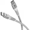 super-soft USB 2.0 Braided Cable, USB-C Plug > USB-C Plug (White, 1 Meter)