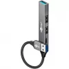 Goobay Slim 4-Port USB-Hub, USB-A auf USB-C™/USB-A, USB 3.2 (74458)
