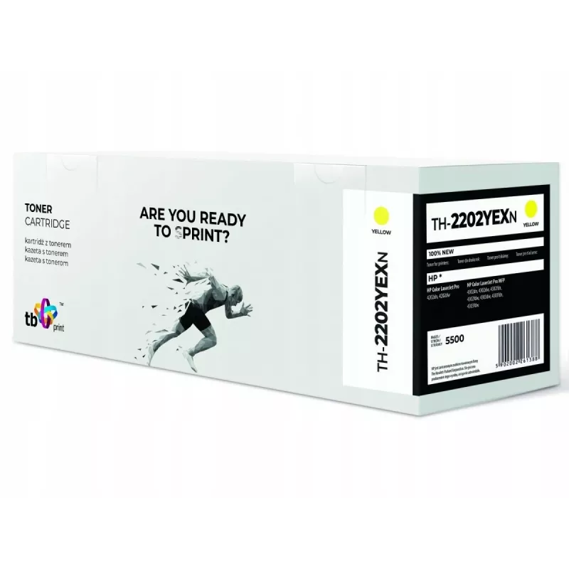 Toner for HP Color LaserJet Pro 4202 W2200X TH-2200YEXN 100% new yellow