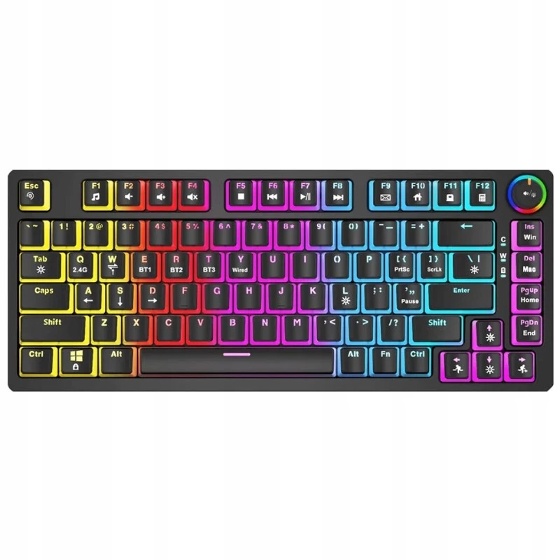 Gaming Keyboard Savio SAVGK-PHENIX RED PUDDING Mechanical RGB Wireless