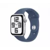 Apple Watch SE GPS 40mm Silver Aluminium Case with Denim Sport Band -