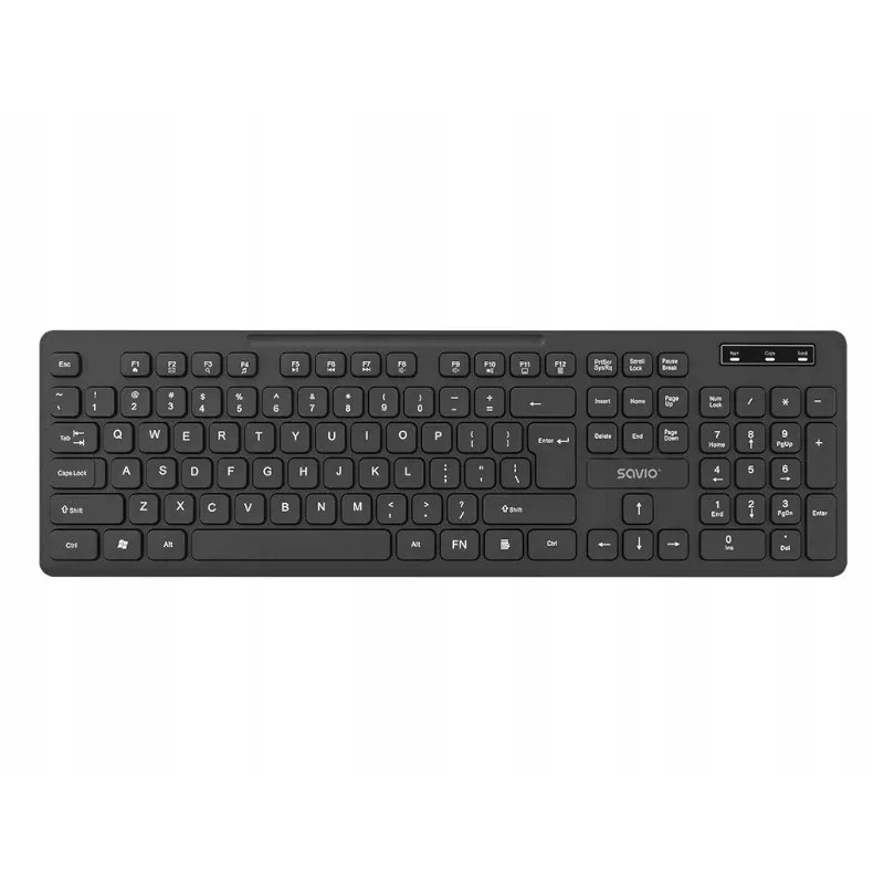 Savio KB-02 keyboard Home/Office USB QWERTY Black