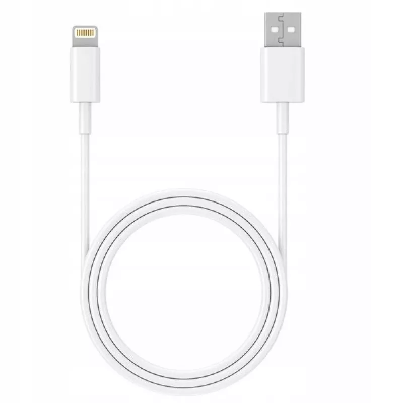 Cable USB 2.0 iPhone AM-lightning 1m white