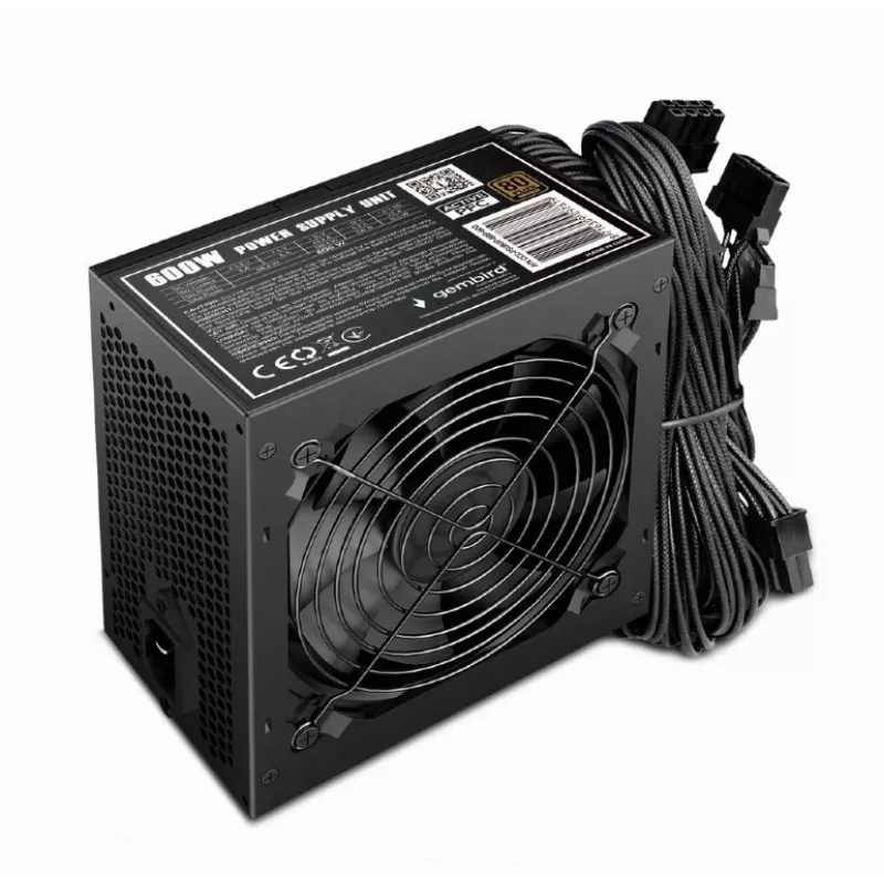 Power Supply ATX 80+Bronze 600W active PFC, 12cm Fan