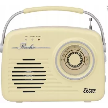 Radio Eltra Radio Luiza Retro SP-11 MP3 USB SD Waniliowe