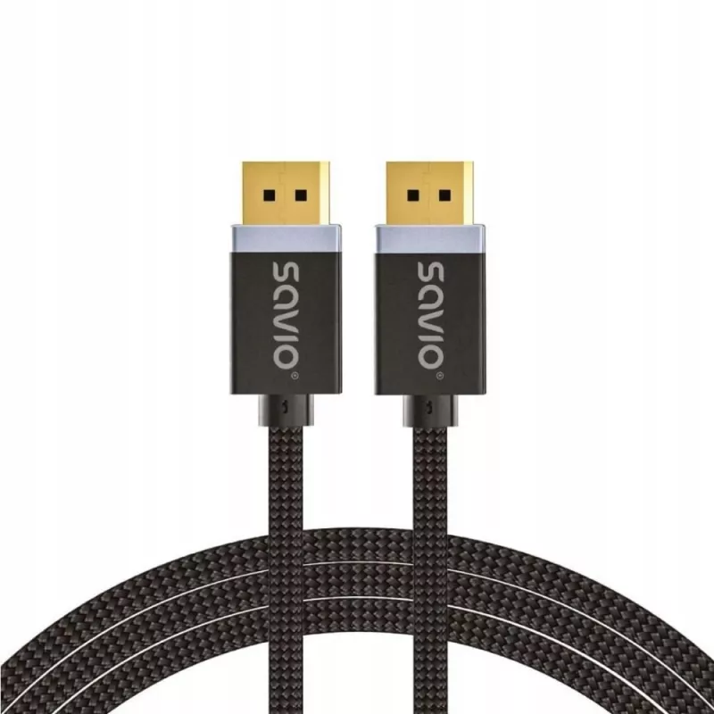 DisplayPort cable Savio CL-165 1 m Black