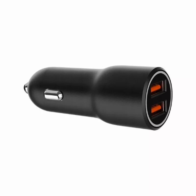 Car mobile device charger Gembird TA-UC-A2QC36-CAR-01, 36 W, 12–24V, cigar lighter, black