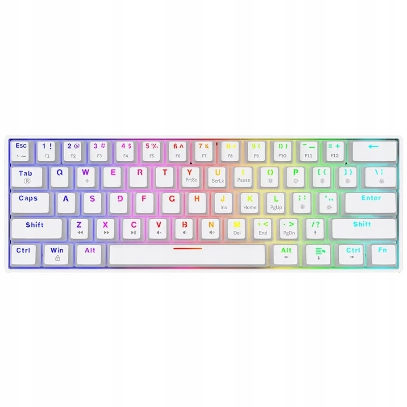 Mechanical Keyboard Whiteout X2, Brown Outemu, Hot Swap Savio Savgk-whit