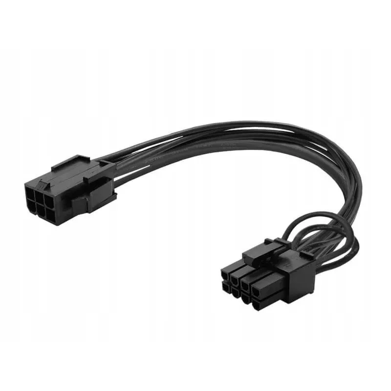 Savio AK-49 6 pin to 8 pin PCI-Express Power Cable 0.18 m Black