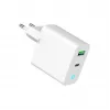 Alimentator Retea 220V GEMBIRD, Universal, 1 X USB Type-C D 20W, 1 X USB-a 3.0 QC 18W, Indicator LED, White