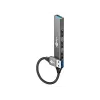 Goobay USB Hub 74456 Type-A 5000 Mbit/s Light Grey