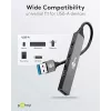 Goobay USB Hub 74456 Type-A 5000 Mbit/s Light Grey