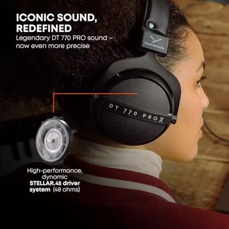 Beyerdynamic DT 770 PRO X Over-Ear Closed-Back Studio Headphones