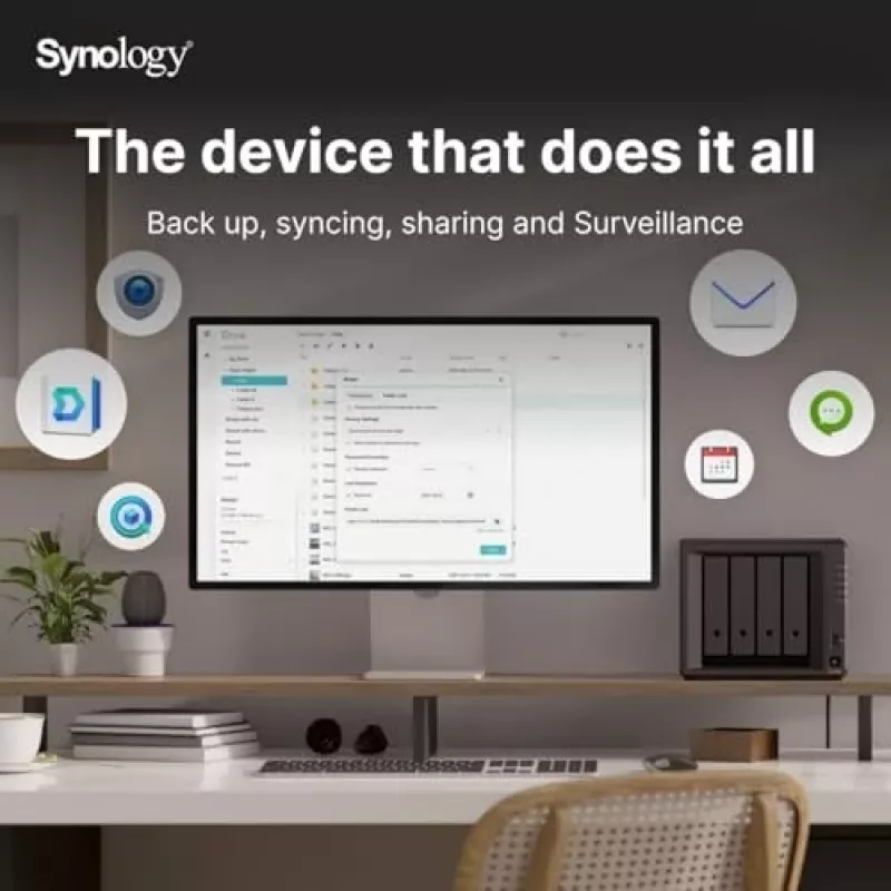 Synology DiskStation DS925+ NAS/storage server Ryzen Embedded V1500B 4 GB DDR4 0 TB Black