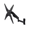 TV gas spring bracket MACLEAN MC-784 for 32–55 inch TVs, adjustable tilt and height, max load 21 kg, wall mount, black