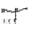 Monitor desk mount MACLEAN MC-691 for 3 monitors — adjustable height and tilt