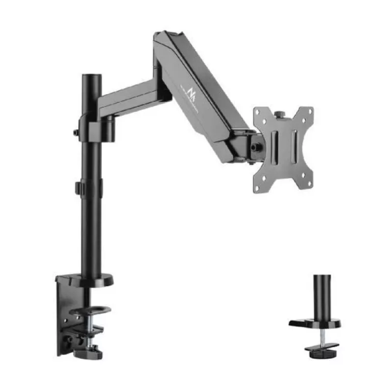 Desk Monitor Mount MACLEAN MC-775 for 32 inch (81.3 cm) screens, VESA 75x75–100x100, up to 8 kg, grey