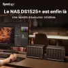 Synology DiskStation DS1525+ NAS/storage server Ryzen Embedded V1500B 8 GB DDR4 0 TB Black