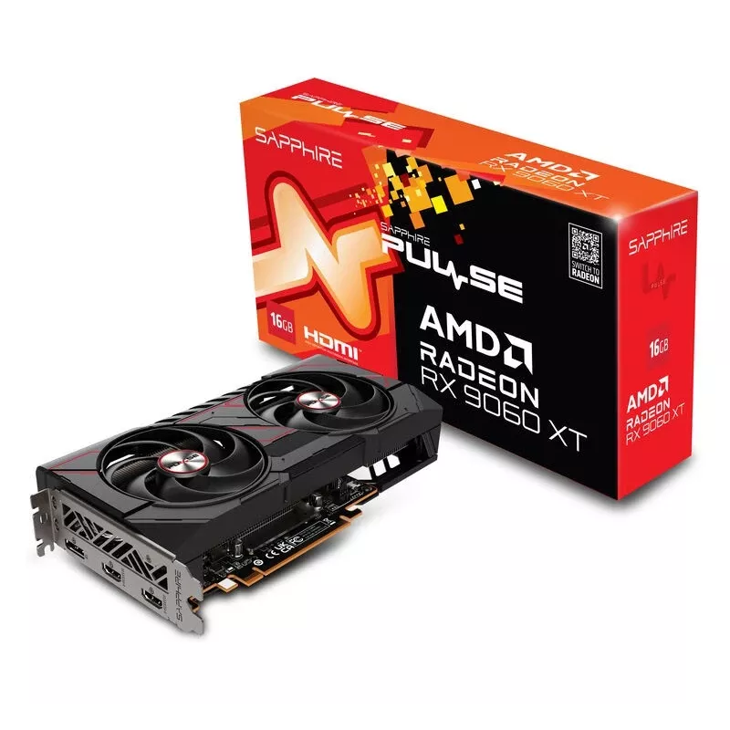 SAPPHIRE PULSE Radeon RX 9060 XT 16GB Graphics Card
