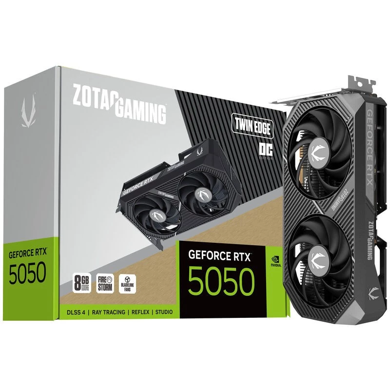 ZOTAC GAMING GeForce RTX 5050 Twin Edge OC 8GB GDDR6 Graphics Card