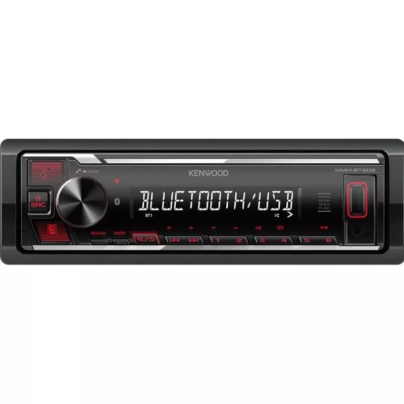 Car Media Receiver Kenwood KMM-BT209 Bluetooth 200 W Black