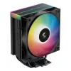 Fan DeepCool AG400 BK ARGB V2 120 mm Black — 120mm hydraulic bearing CPU cooler fan, multi-socket support