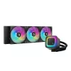 All-in-one liquid cooler DeepCool LE360 V2 with 3x 120 mm fans, Hydro Dynamic Bearing, black, supports LGA1150/1151/1155/1200/1700/AM4/AM5