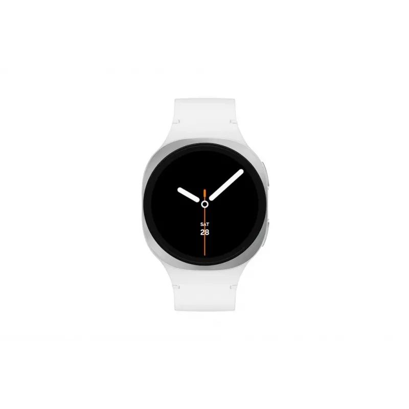 Samsung Galaxy Watch 8 3.3 cm (1.3 inch) AMOLED 40 mm Digital 438 x 438 pixels Touchscreen 4G Silver Wi-Fi GPS (satellite)