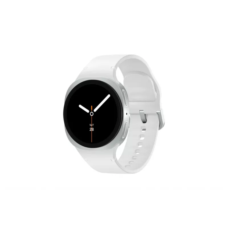 Samsung Galaxy Watch 8 3.3 cm (1.3 inch) AMOLED 40 mm Digital 438 x 438 pixels Touchscreen 4G Silver Wi-Fi GPS (satellite)