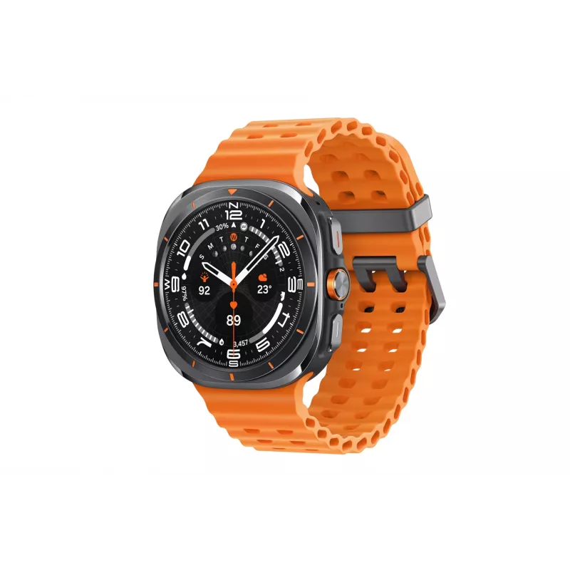 Samsung Galaxy Watch Ultra 3.81 cm (1.5 inch) AMOLED 47 mm Digital 480 x 480 pixels Touchscreen 4G Grey, Titanium Wi-Fi GPS (satellite)