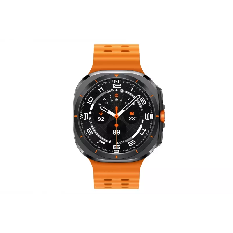 Samsung Galaxy Watch Ultra 3.81 cm (1.5 inch) AMOLED 47 mm Digital 480 x 480 pixels Touchscreen 4G Grey, Titanium Wi-Fi GPS (satellite)