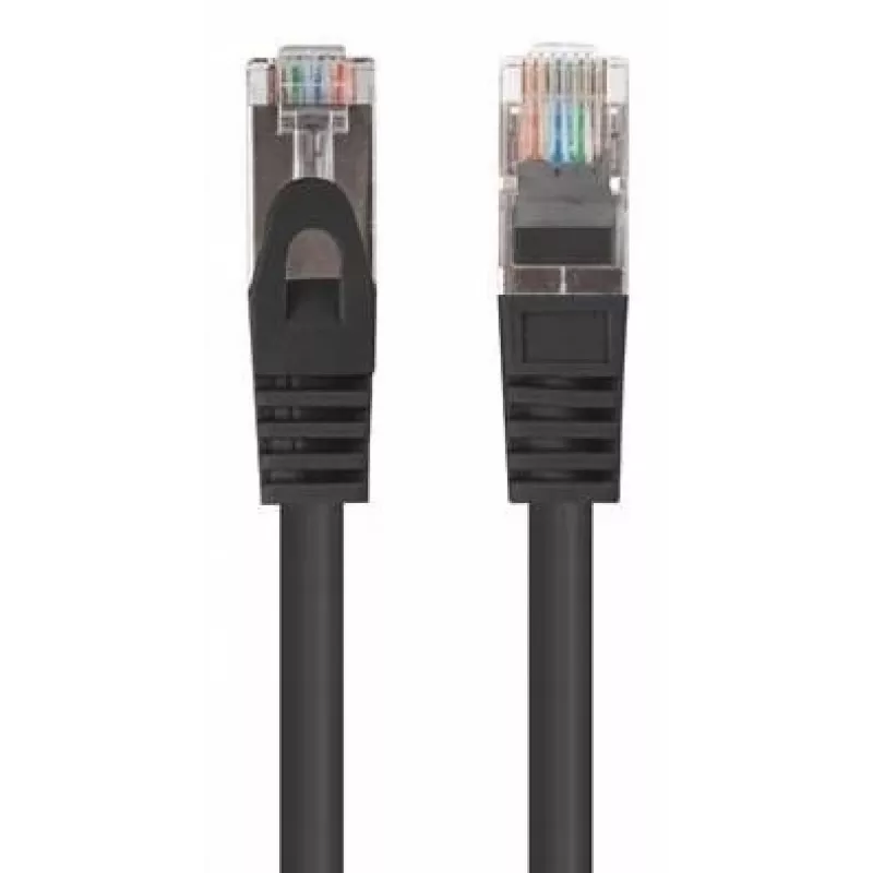 LANBERG RJ-45 Cat6 patch cable PCF6-20CC-0150-BK, F/UTP, CCA conductor, 1.5 m, black