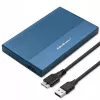 External 2.5 inch SSD/HDD Enclosure QOLTEC 52276 USB 3.0 SATA up to 2TB