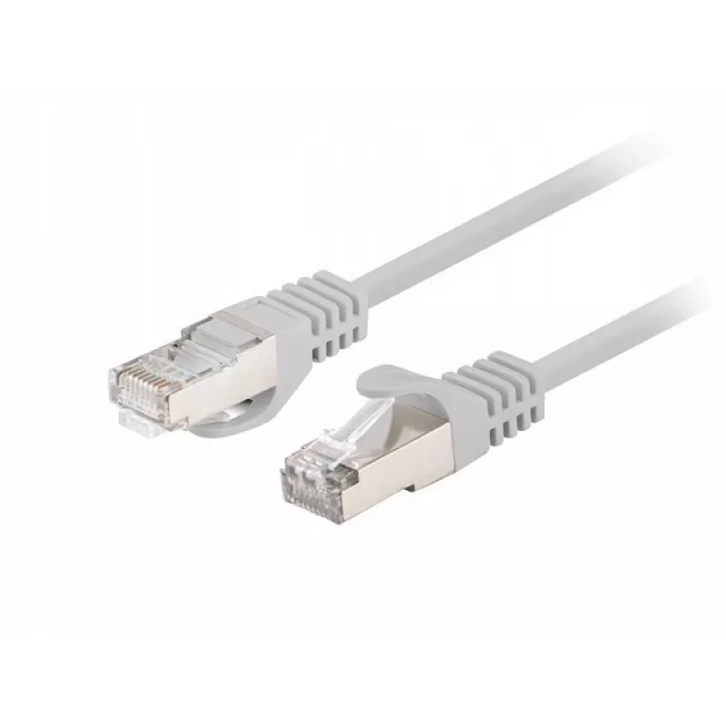 Patchcord CAT.6 Ftp 1M Grey Fluke Passed Lanberg 10-PACK